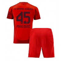 Bayern Munich Aleksandar Pavlovic #45 Fotballklær Hjemmedraktsett Barn 2024-25 Kortermet (+ korte bukser)